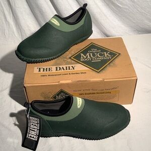 Muck waterproof garden shoes.
